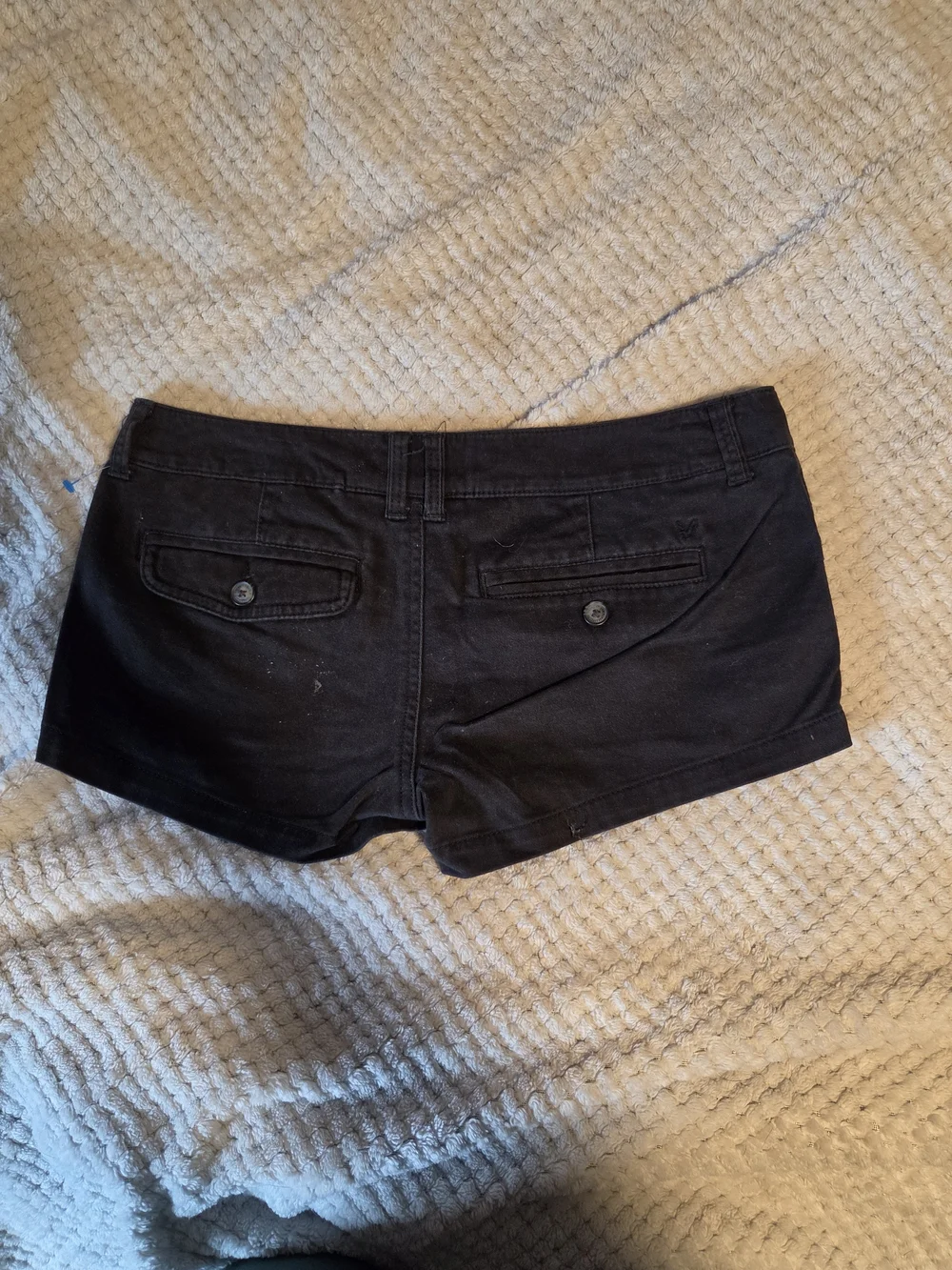 American Eagle Outfitters Black Denim Short Shorts